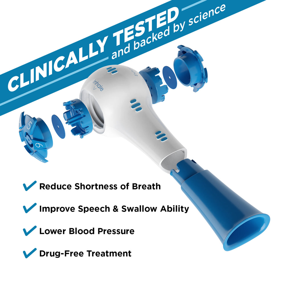 Breather Rmst THE BREATHER - Combined Respiratory Muscle Trainer